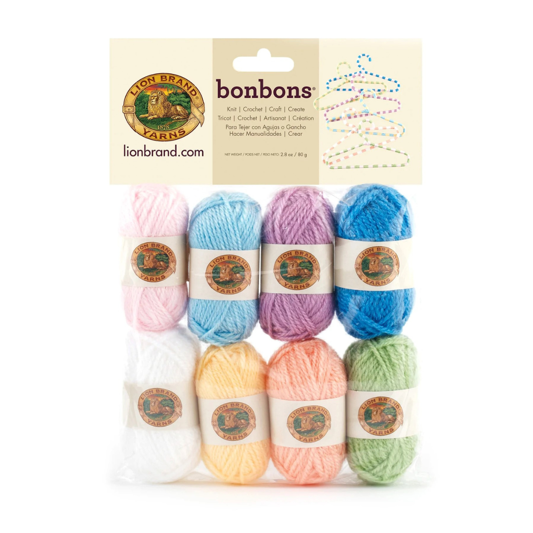 ACRY.MINI YARNS:8PC*10G(80GRM) (LION/BONBONS) - 620-PASTELS