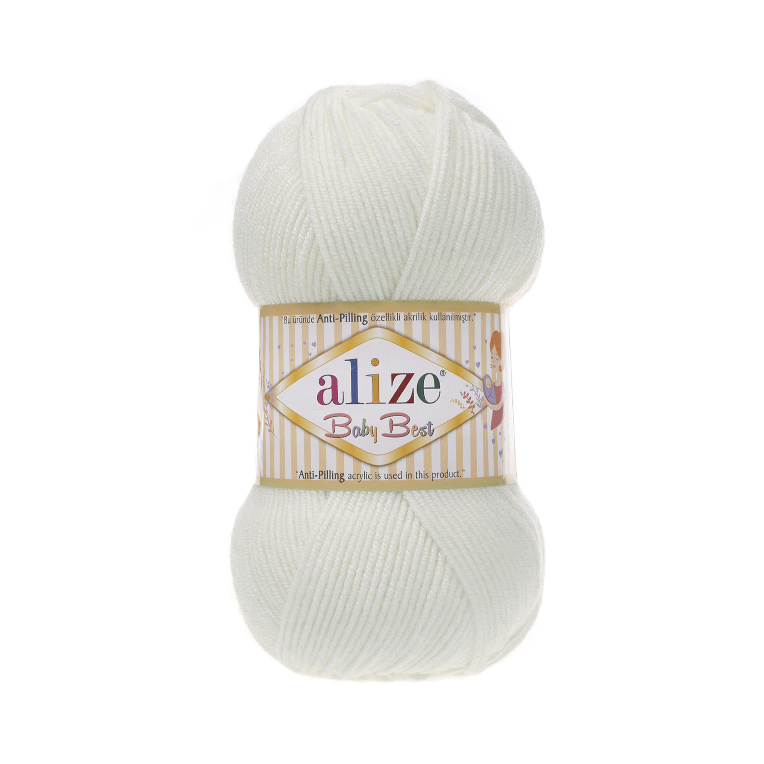 ACRY.YARN:100GRx5BL (500GR) (ALIZE/BABY BEST) - 450