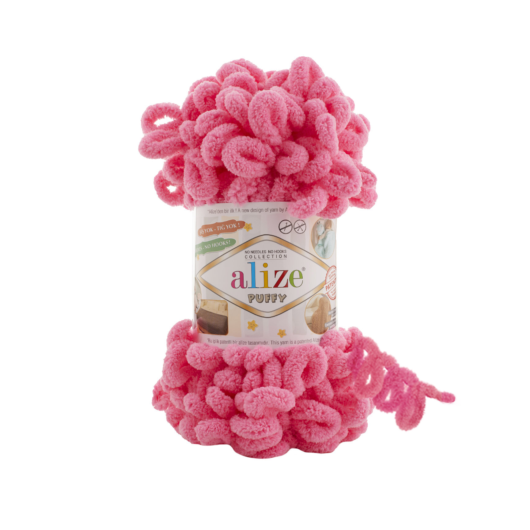 MICRO PL.YARN:5BLx100GR (500GM) (ALIZE/PUFFY) - 377