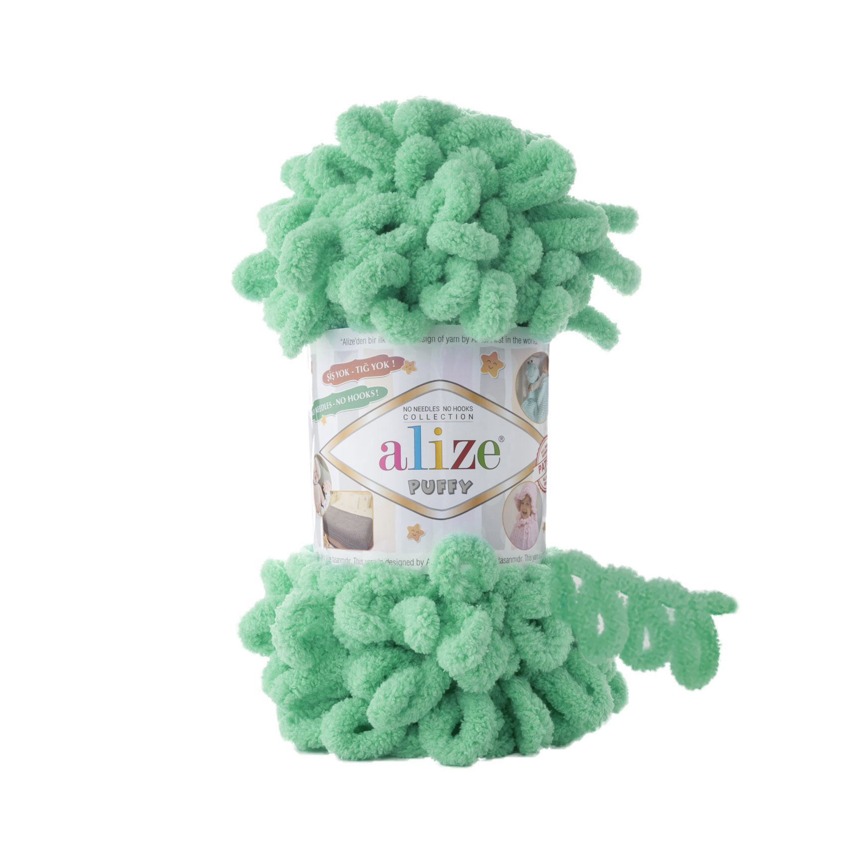 MICRO PL.YARN:5BLx100GR (500GM) (ALIZE/PUFFY) - 741