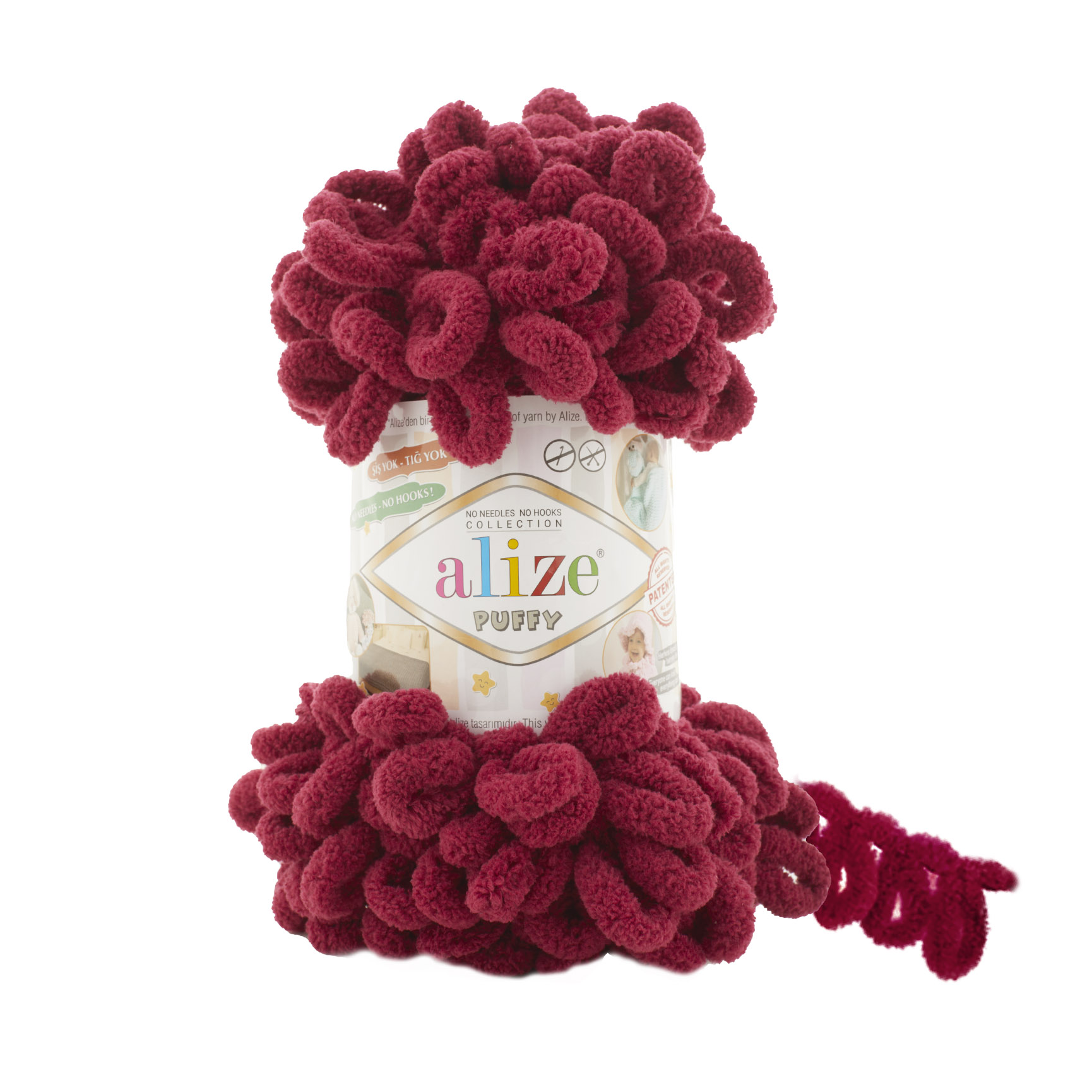 MICRO PL.YARN:5BLx100GR (500GM) (ALIZE/PUFFY) - 107