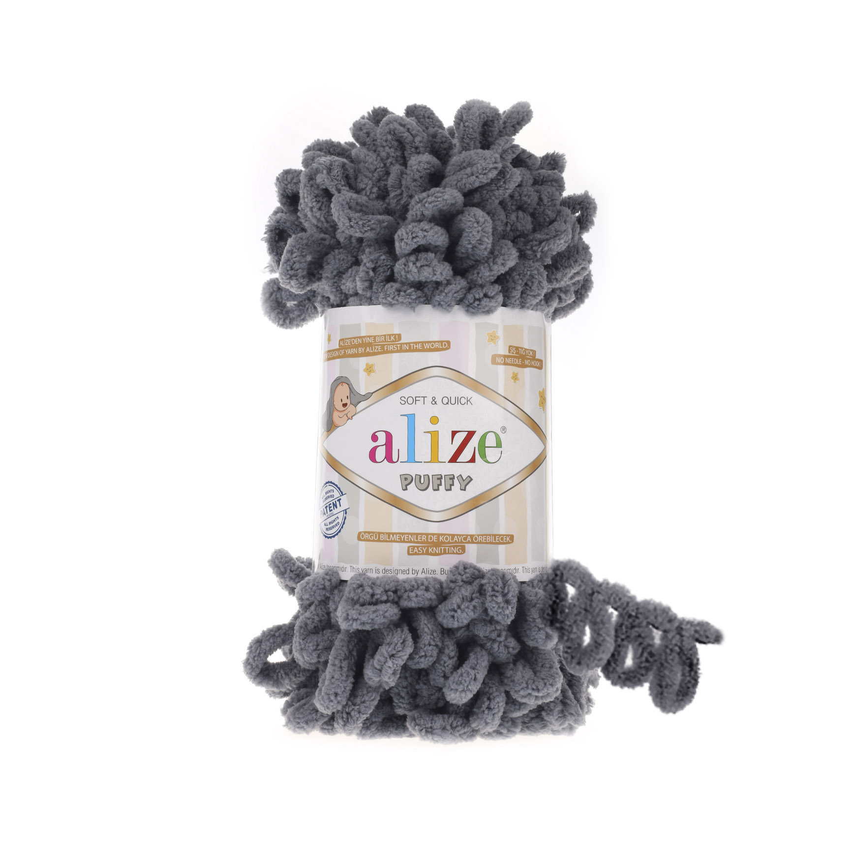 MICRO PL.YARN:5BLx100GR (500GM) (ALIZE/PUFFY) - 87