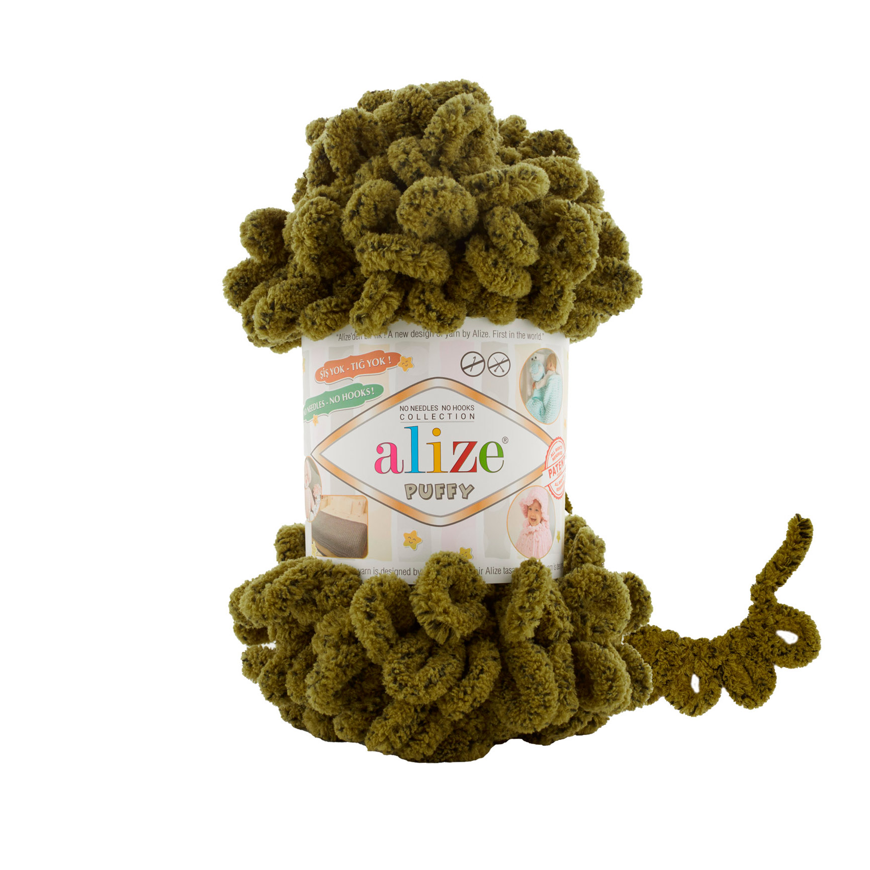 MICRO PL.YARN:5BLx100GR (500GM) (ALIZE/PUFFY) - 719