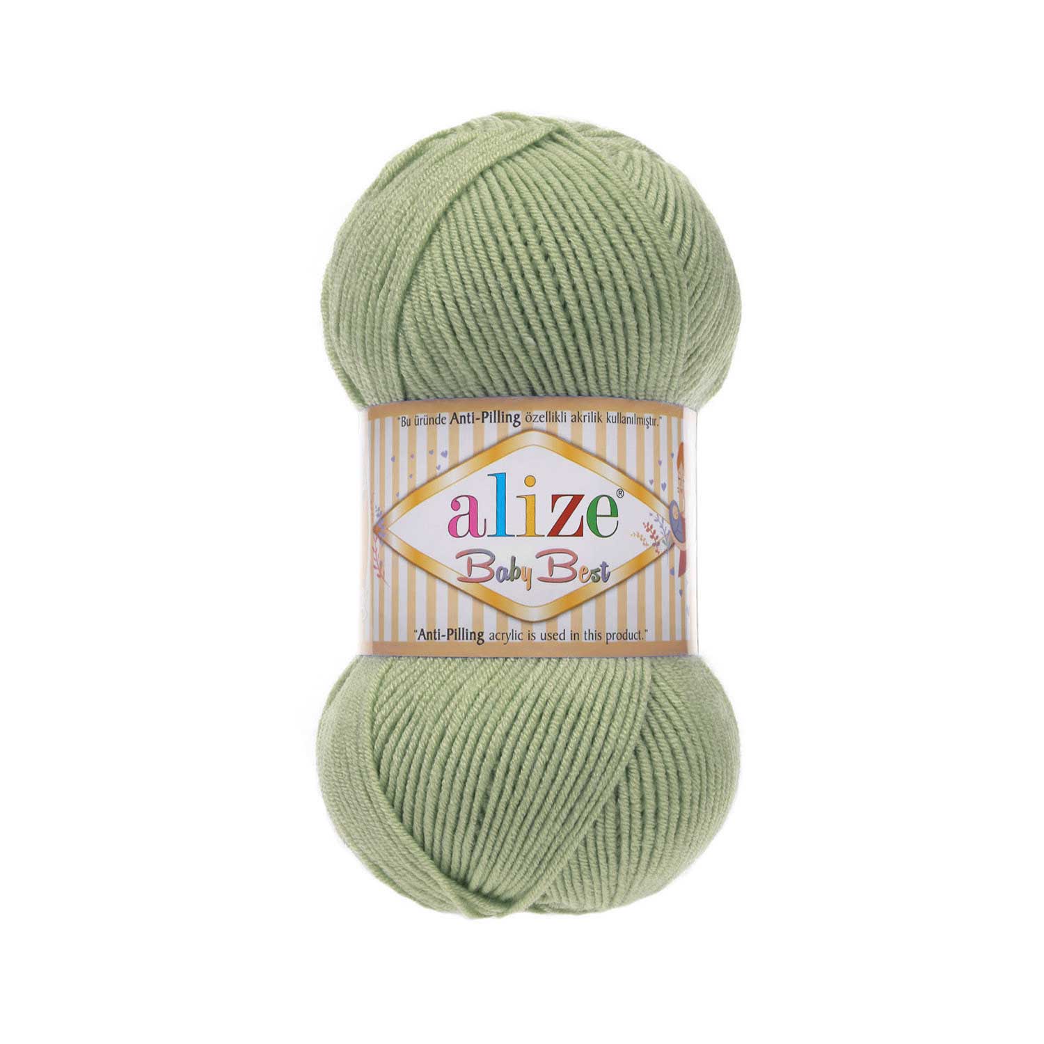 ACRY.YARN:100GRx5BL (500GR) (ALIZE/BABY BEST) - 138