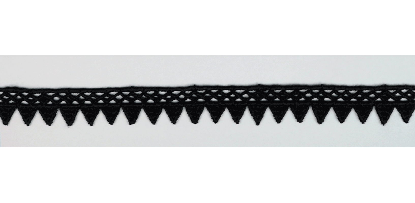 CHEM-CUT LACE:15Y:1.87CM (MA64-1038) - Black