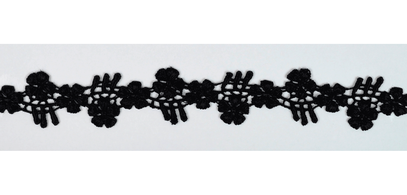 CHEM-CUT LACE:15Y:2.5CM (MA64-1043) - Black