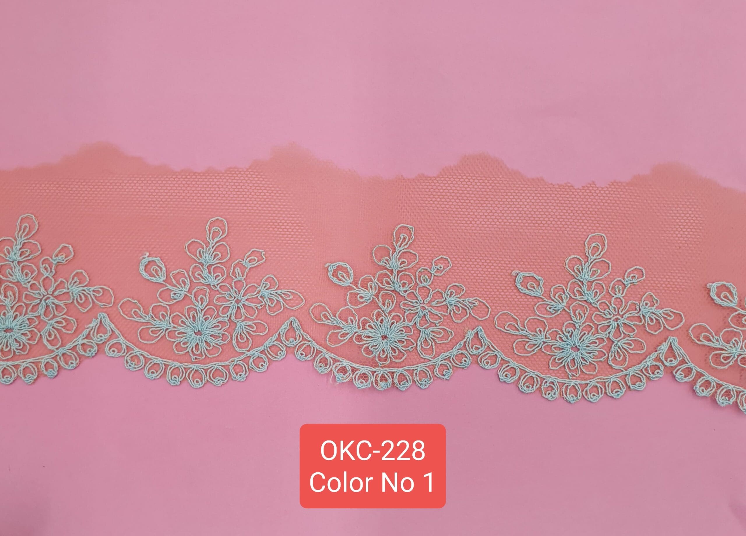 TULLE EMB.LACE (OKC-228) - 1