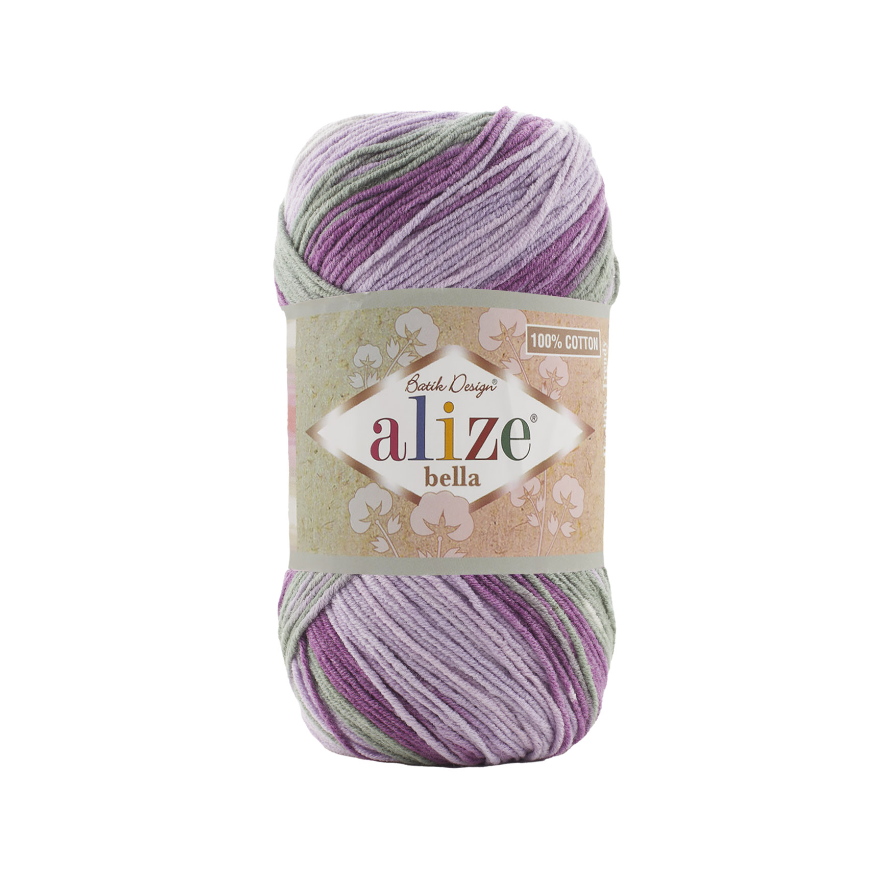 COTTON YARN:100GRx50GR (ALIZE/BELLA BATIK) - 4149