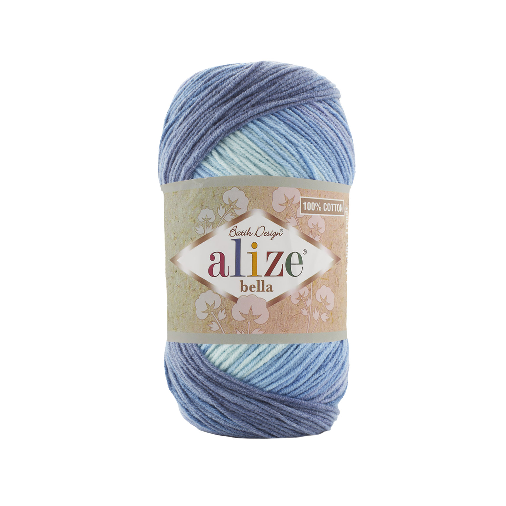 COTTON YARN:100GRx50GR (ALIZE/BELLA BATIK) - 3299