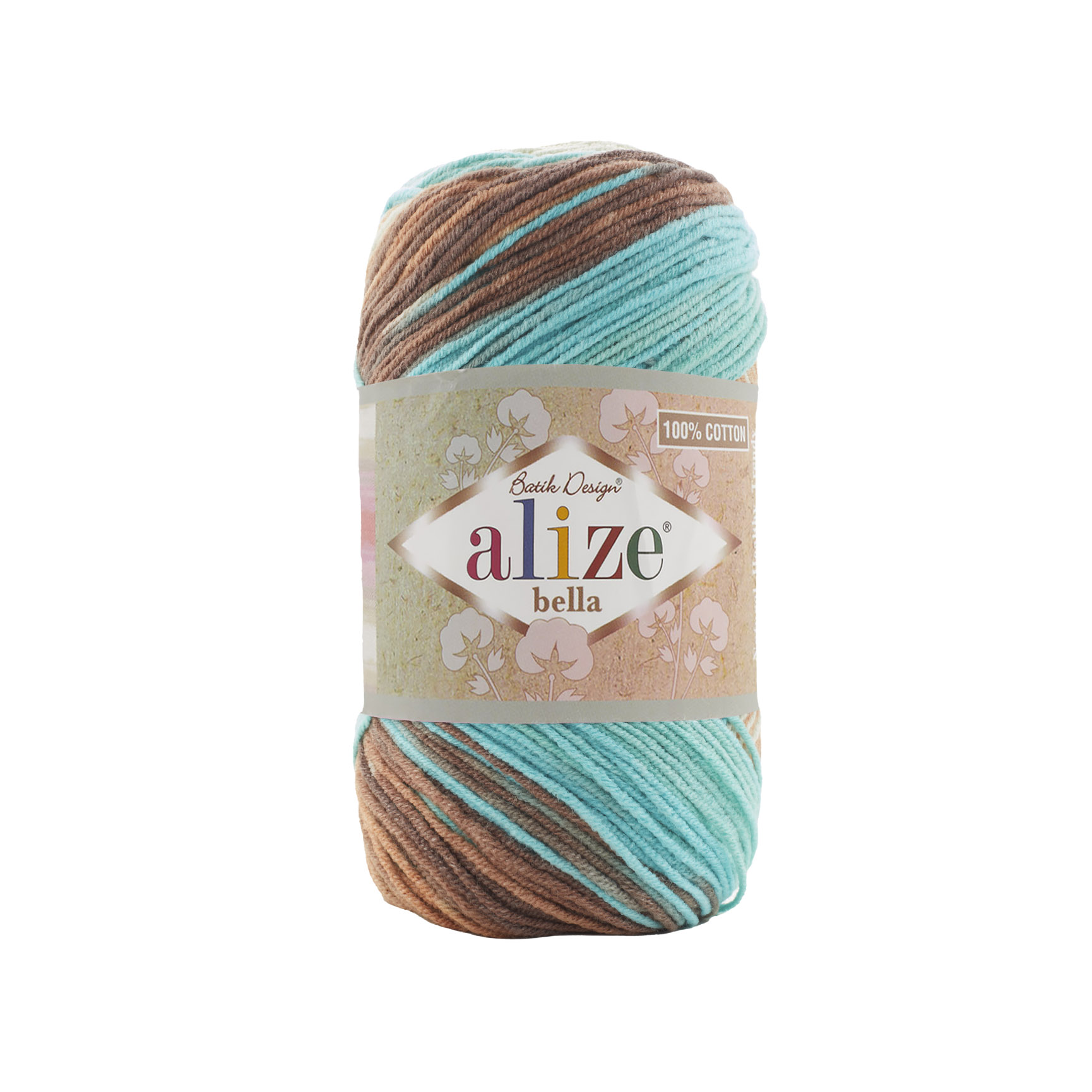 COTTON YARN:100GRx50GR (ALIZE/BELLA BATIK) - 4603