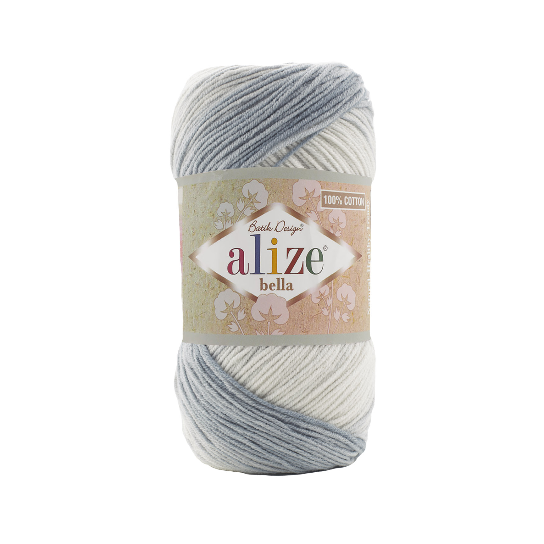 COTTON YARN:100GRx50GR (ALIZE/BELLA BATIK) - 2905