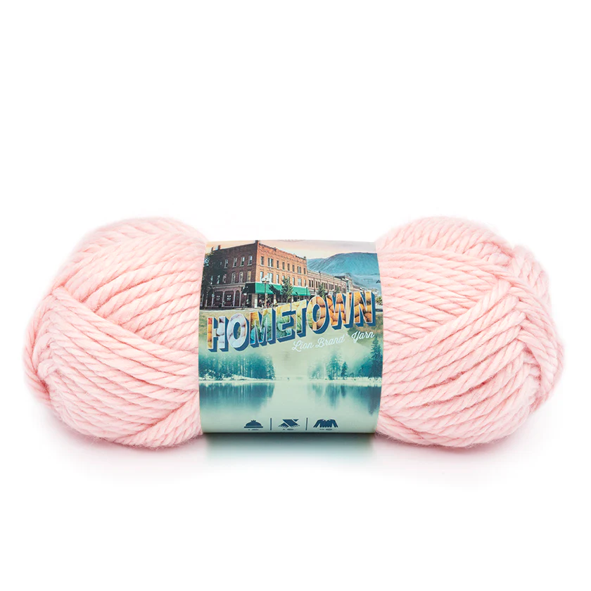 ACRYLIC YARN:142Gx3PC(426GRM) (LION/HOMETOWN) - PROVIDENCE PINK