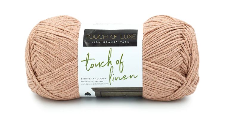 LINEN YARN:100GRx3B(300GRM) (LION/TOUCH OF LINEN) - CLAY