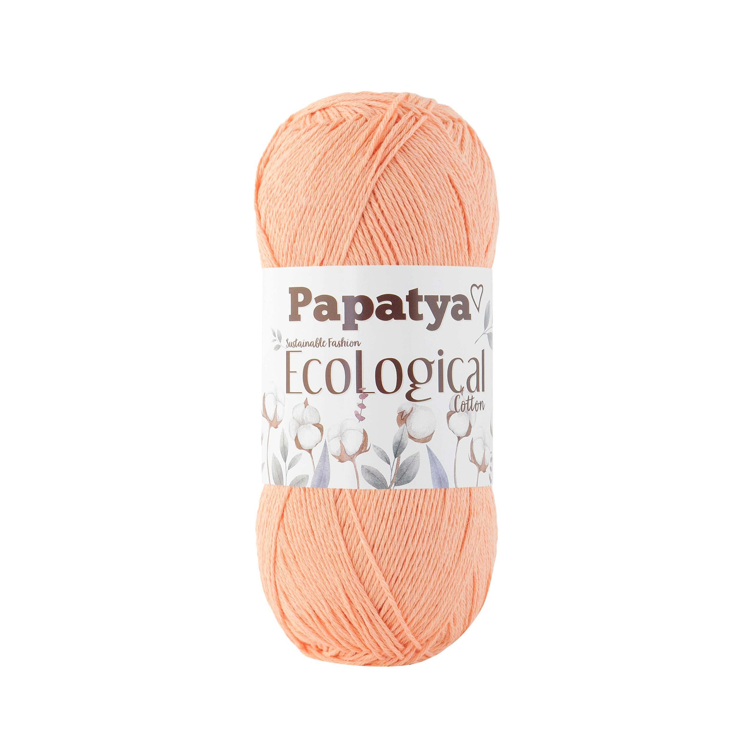 COTTON YARN:100Gx5BL(500GR) (PAPATYA/ECOLOGICAL) - 703