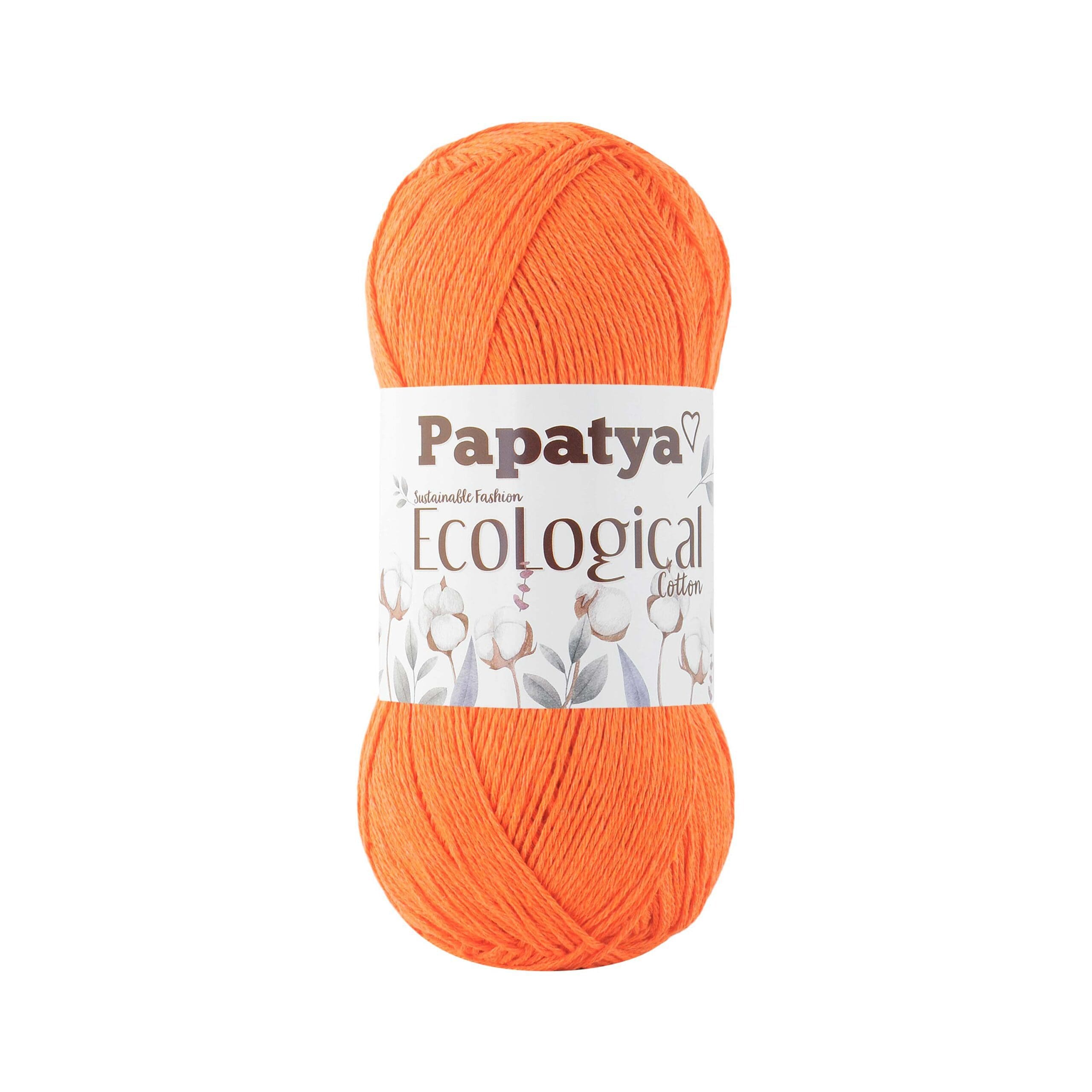 COTTON YARN:100Gx5BL(500GR) (PAPATYA/ECOLOGICAL) - 702