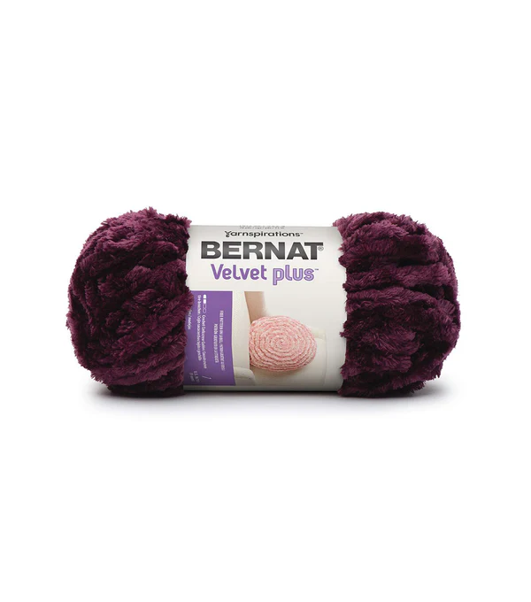 ACY.WOOL YARN:300Gx2B (600G) (BER/VELVET PLUS) - Burgundy Plum