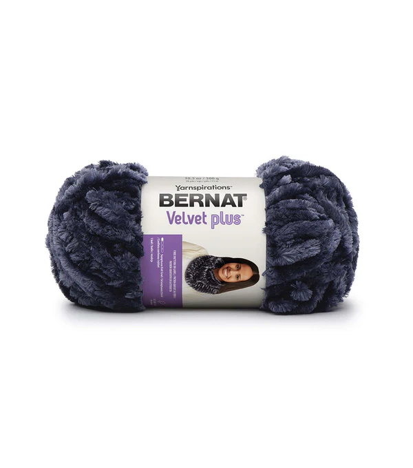 ACY.WOOL YARN:300Gx2B (600G) (BER/VELVET PLUS) - Indigo Velvet