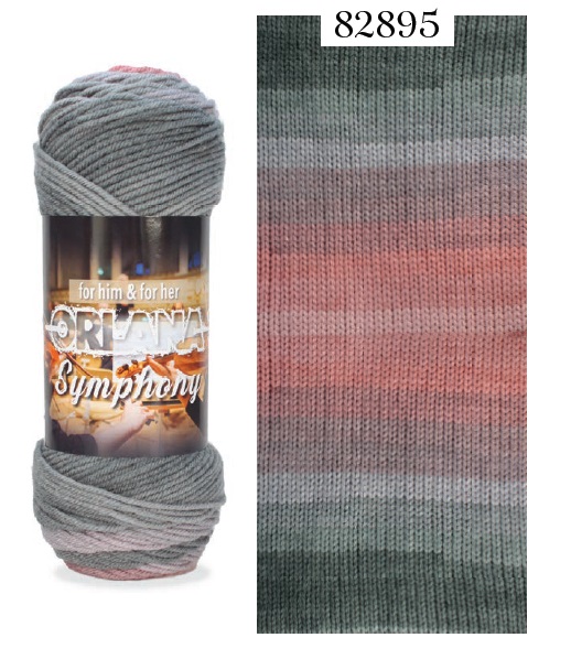 SUPREME ACRYLIC YARN:100GRx5BL (ORLANA SYMPHONEY) - 82895