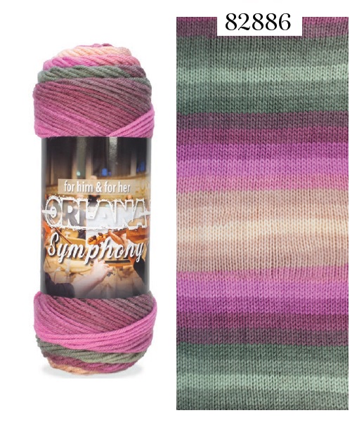 SUPREME ACRYLIC YARN:100GRx5BL (ORLANA SYMPHONEY) - 82886