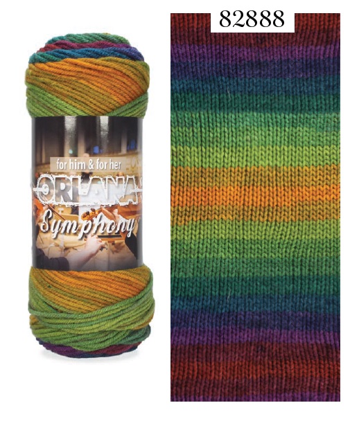 SUPREME ACRYLIC YARN:100GRx5BL (ORLANA SYMPHONEY) - 82888