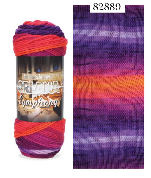 SUPREME ACRYLIC YARN:100GRx5BL (ORLANA SYMPHONEY) - 82889