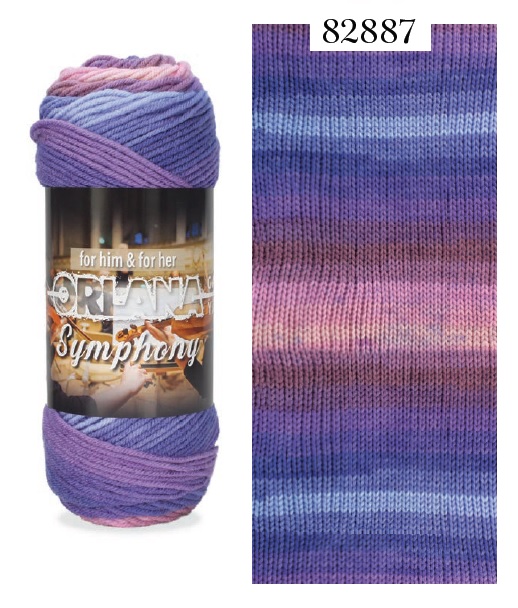 SUPREME ACRYLIC YARN:100GRx5BL (ORLANA SYMPHONEY) - 82887