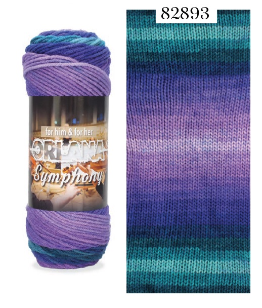 SUPREME ACRYLIC YARN:100GRx5BL (ORLANA SYMPHONEY) - 82893