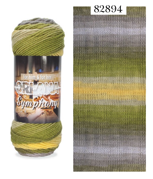 SUPREME ACRYLIC YARN:100GRx5BL (ORLANA SYMPHONEY) - 82894