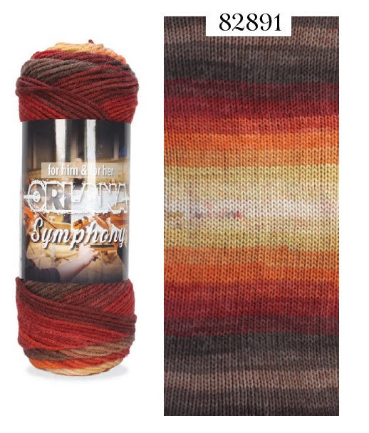 SUPREME ACRYLIC YARN:100GRx5BL (ORLANA SYMPHONEY) - 82891