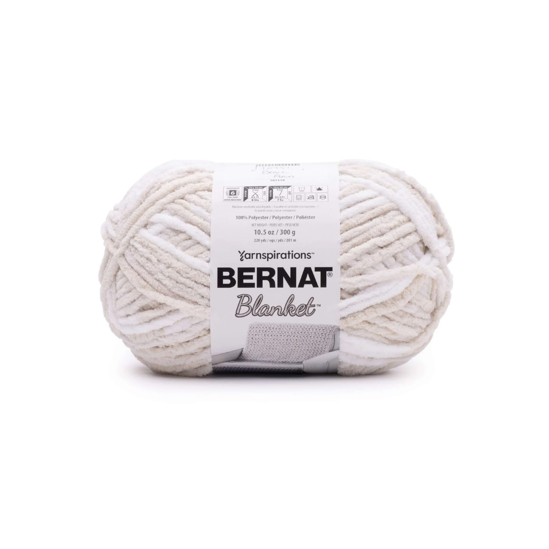 POL YARN:300GRx2PC (600GRM) (BERNAT/BLANKET) - BEACH FOAM