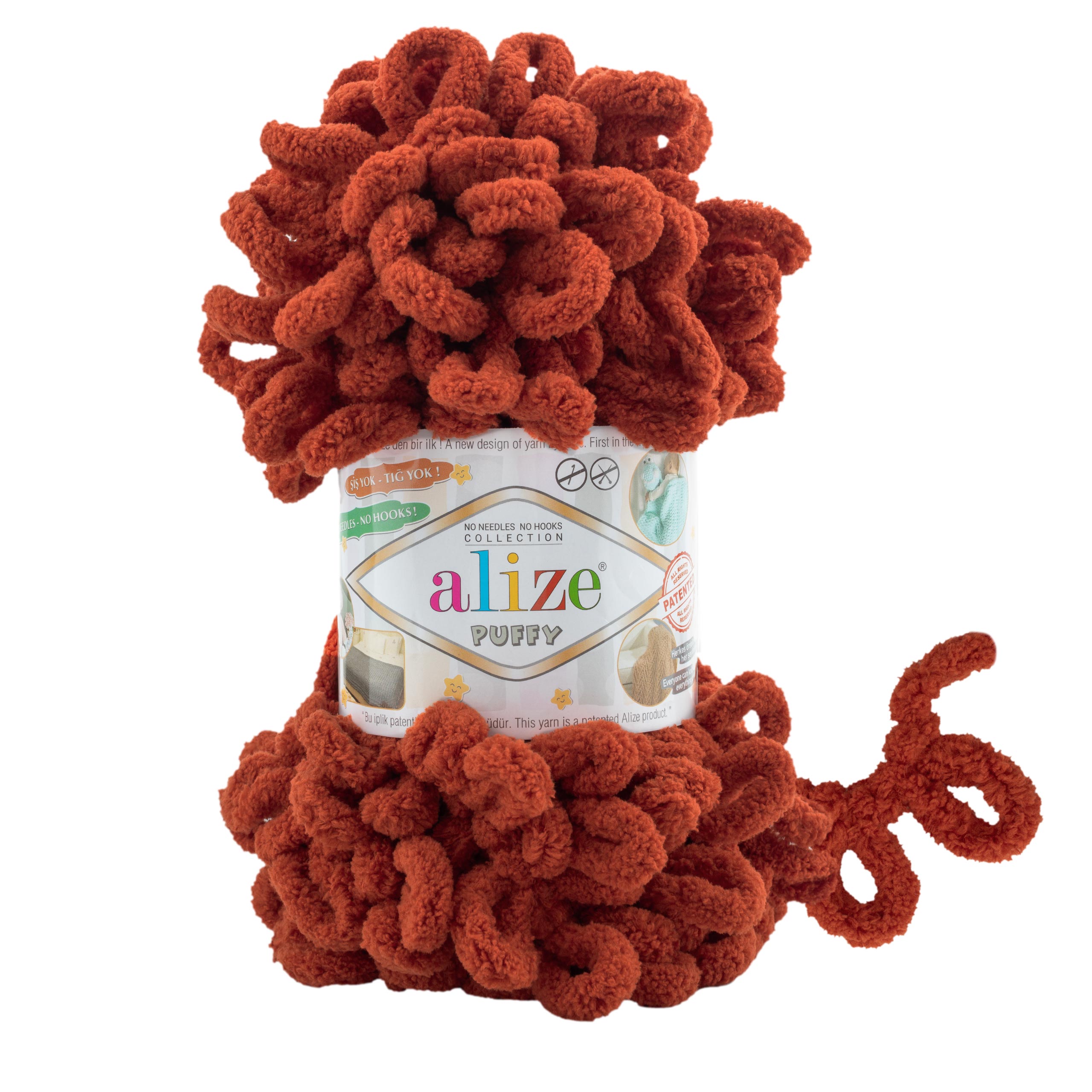 MICRO PL.YARN:5BLx100GR (500GM) (ALIZE/PUFFY) - 36