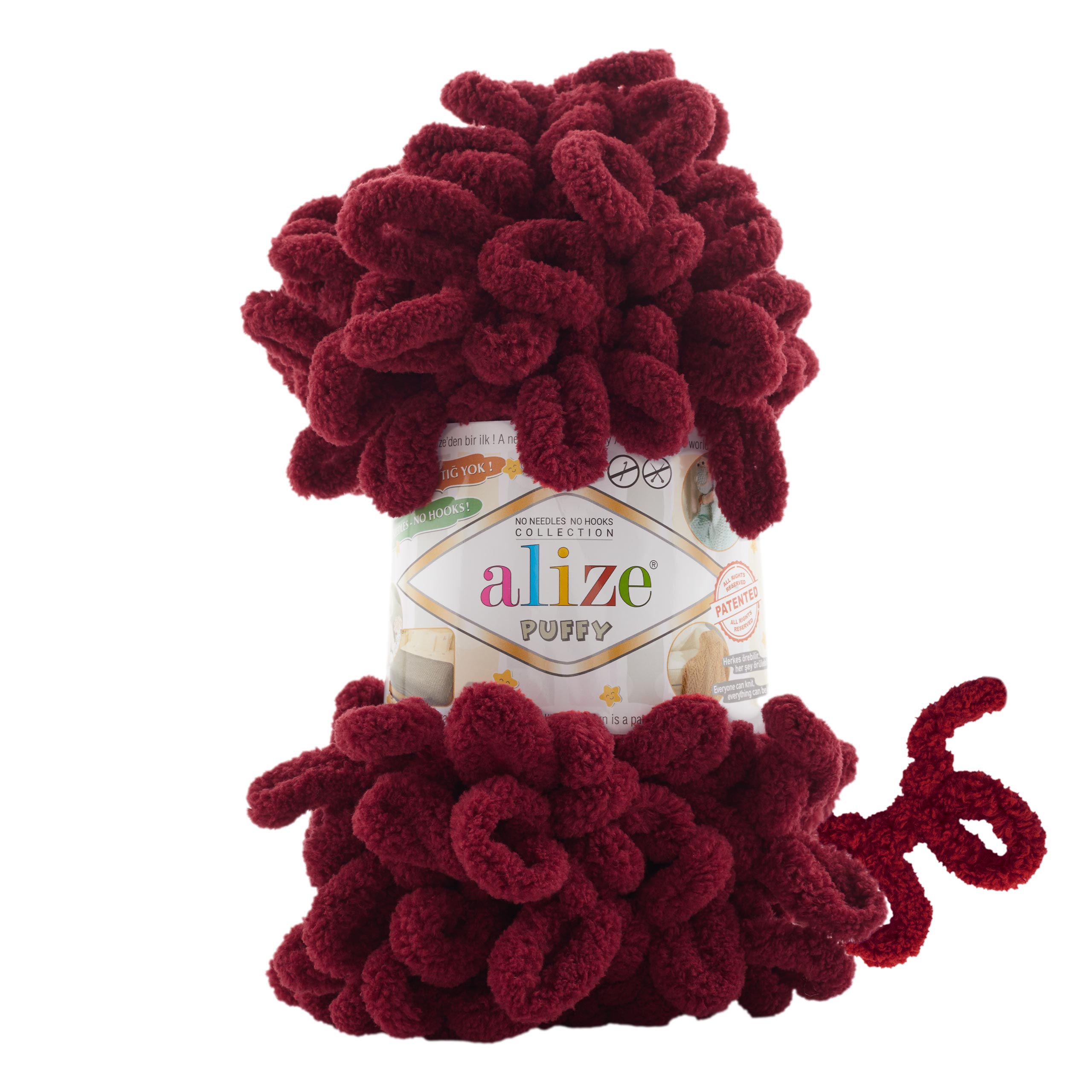 MICRO PL.YARN:5BLx100GR (500GM) (ALIZE/PUFFY) - 327