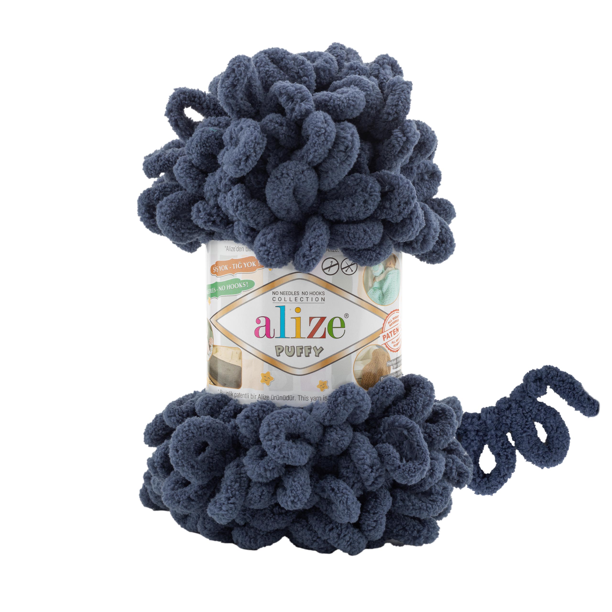 MICRO PL.YARN:5BLx100GR (500GM) (ALIZE/PUFFY) - 900