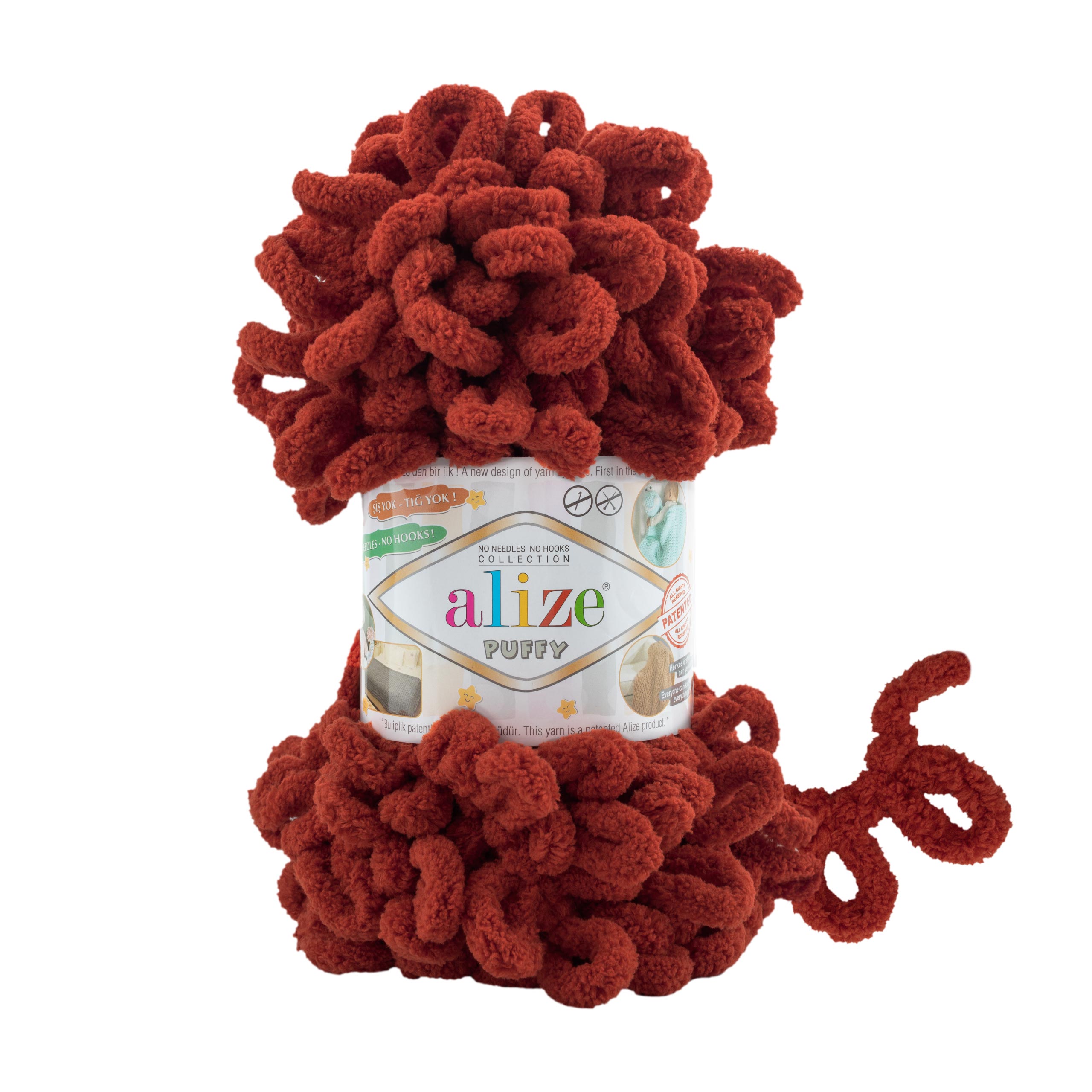 MICRO PL.YARN:5BLx100GR (500GM) (ALIZE/PUFFY) - 641
