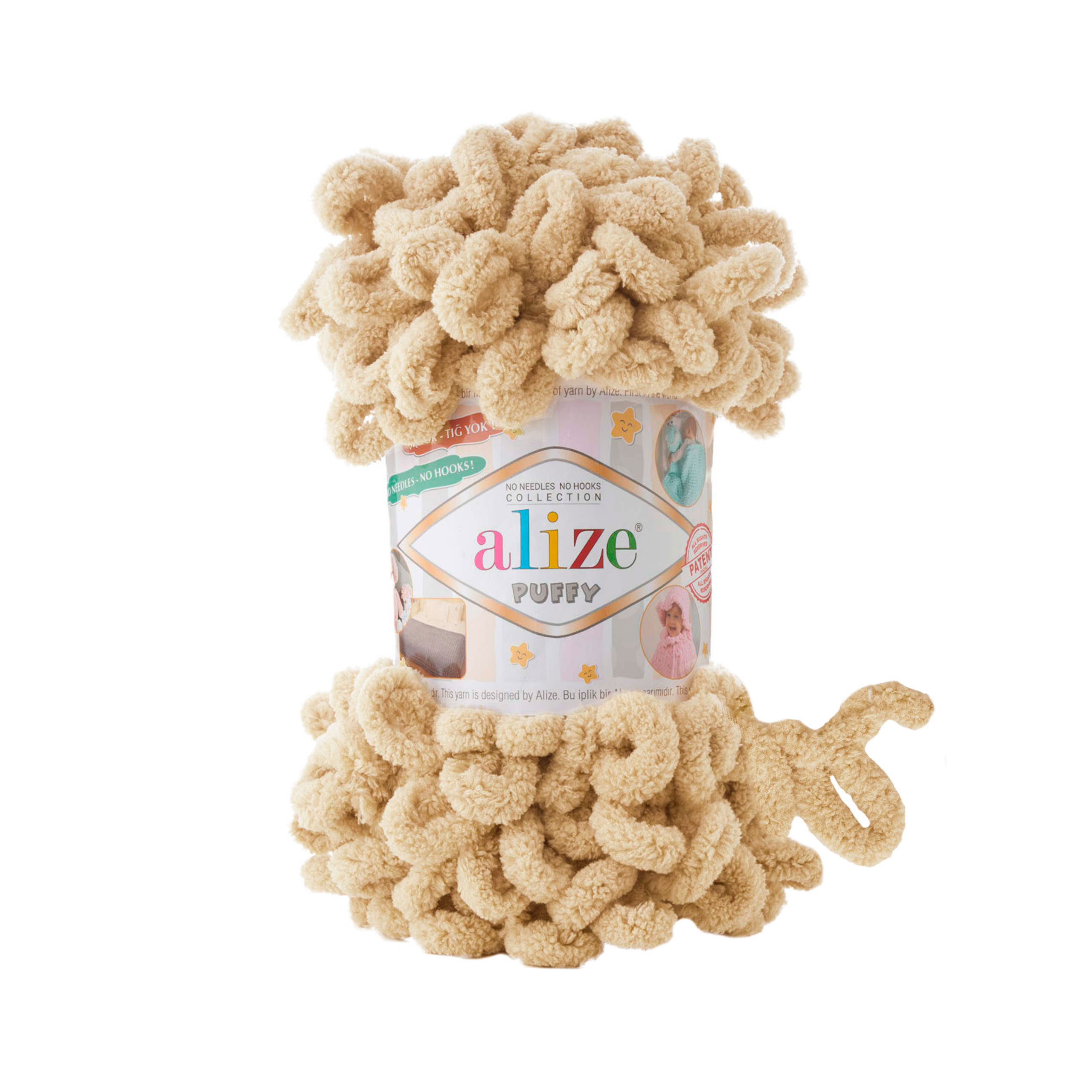 MICRO PL.YARN:5BLx100GR (500GM) (ALIZE/PUFFY) - 95