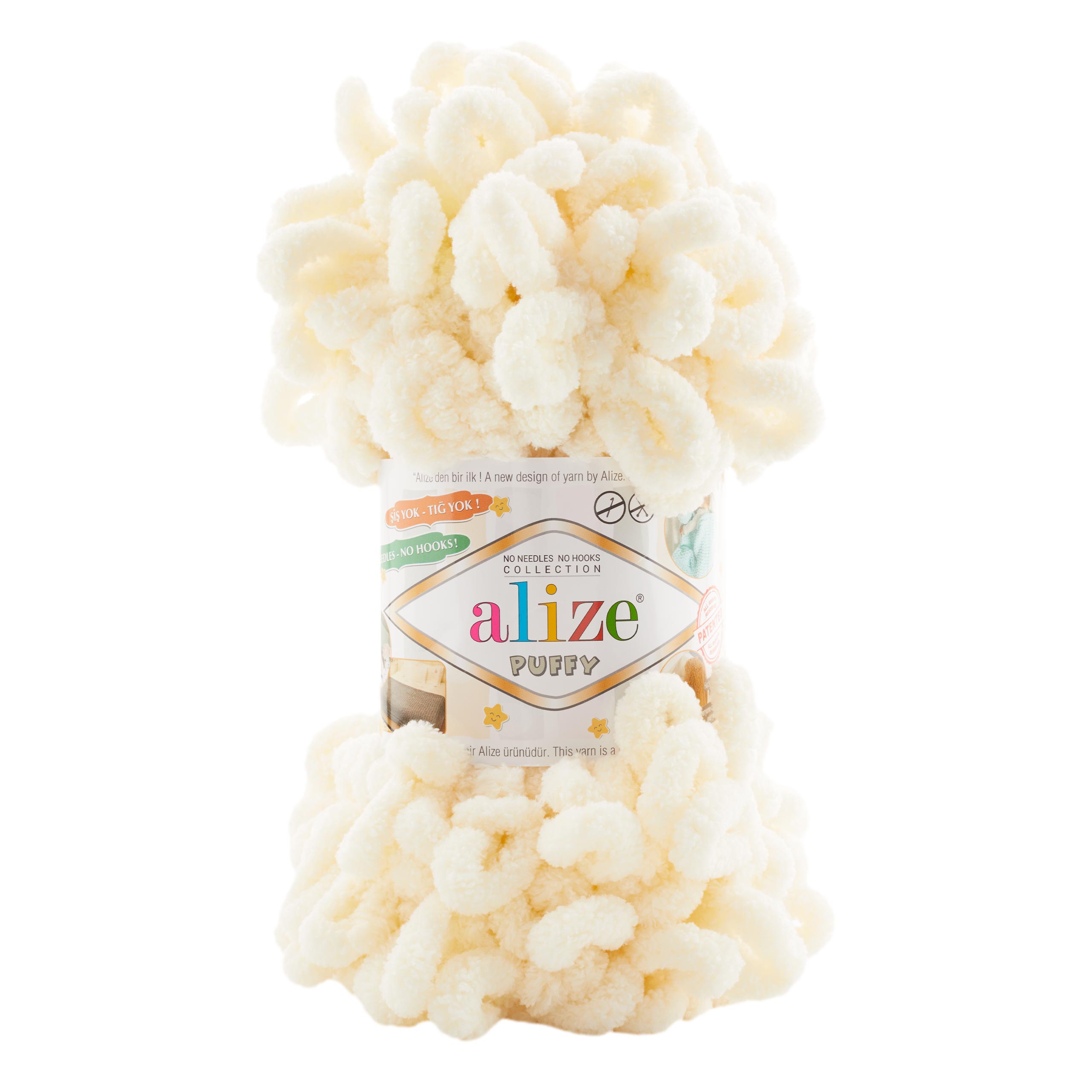 MICRO PL.YARN:5BLx100GR (500GM) (ALIZE/PUFFY) - 01