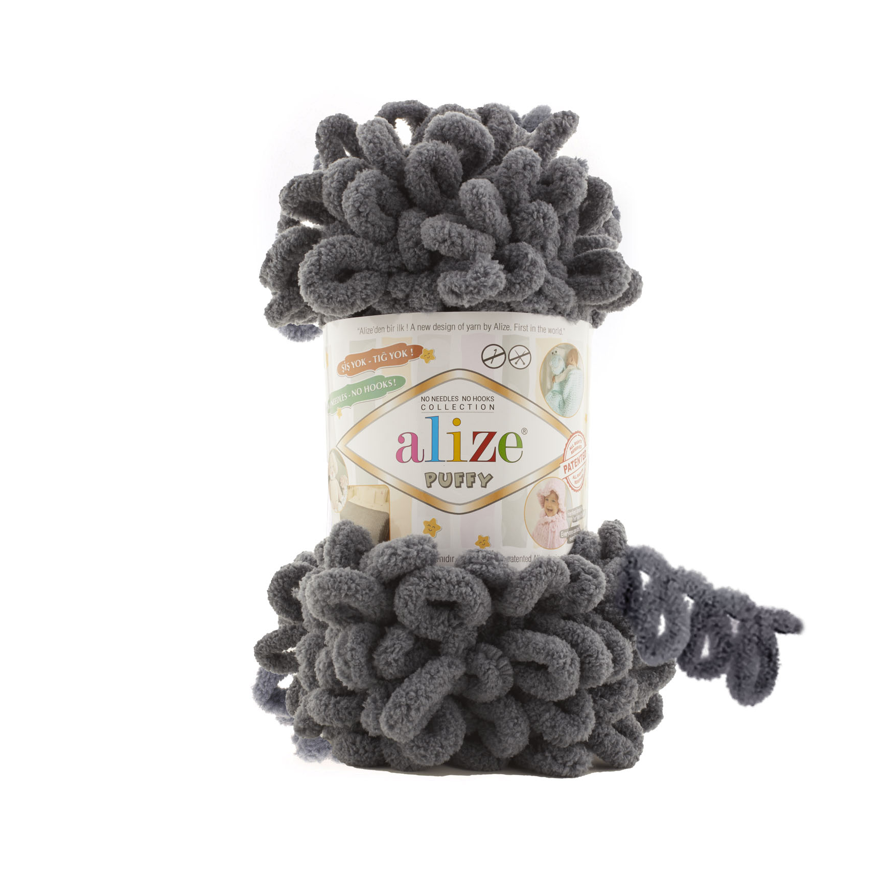 MICRO PL.YARN:5BLx100GR (500GM) (ALIZE/PUFFY) - 53
