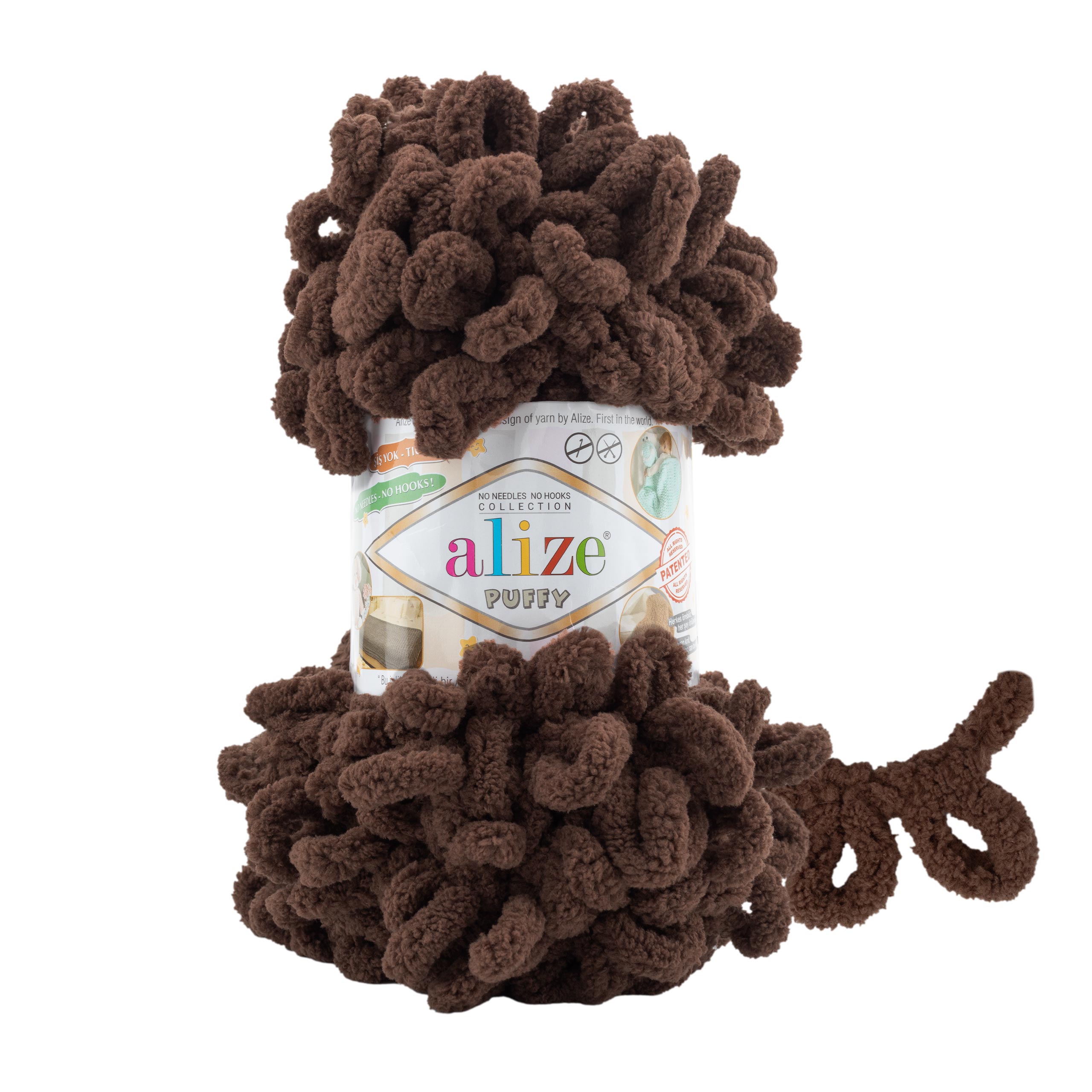 MICRO PL.YARN:5BLx100GR (500GM) (ALIZE/PUFFY) - 493