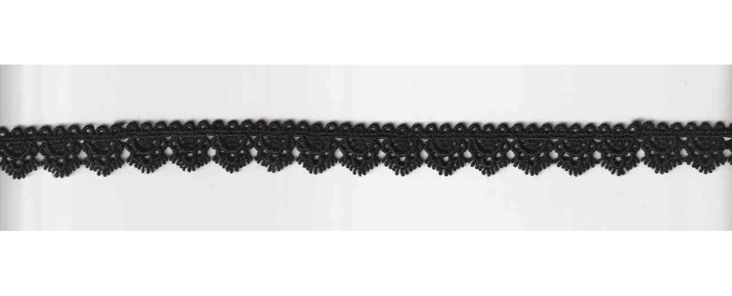 GUIPURE LACE:1CMX10YDS (A4262) - Black