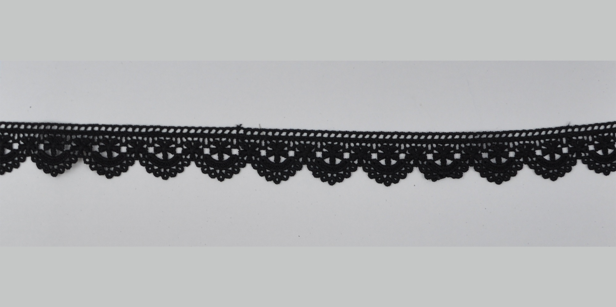 GUIPURE LACE:2CMX10YDS (A4567) - Black