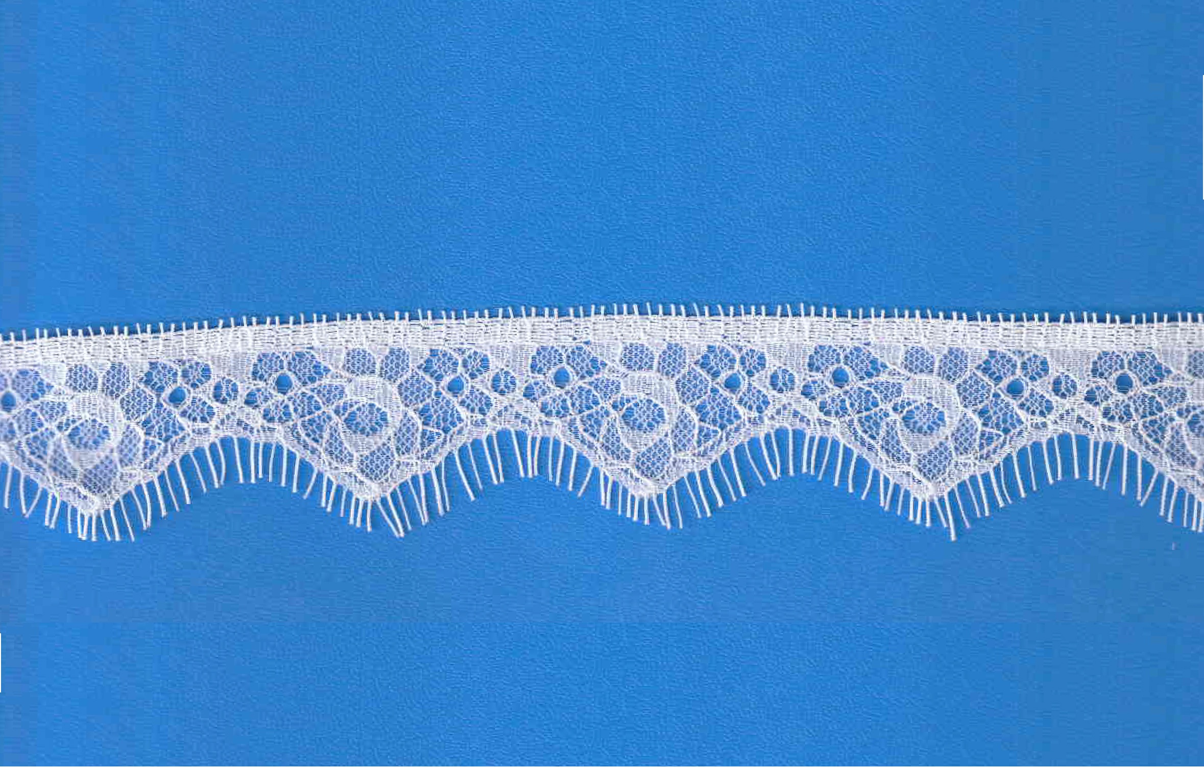RASCHEL LACE:3YD*5PC (15YD) (B1225) - White