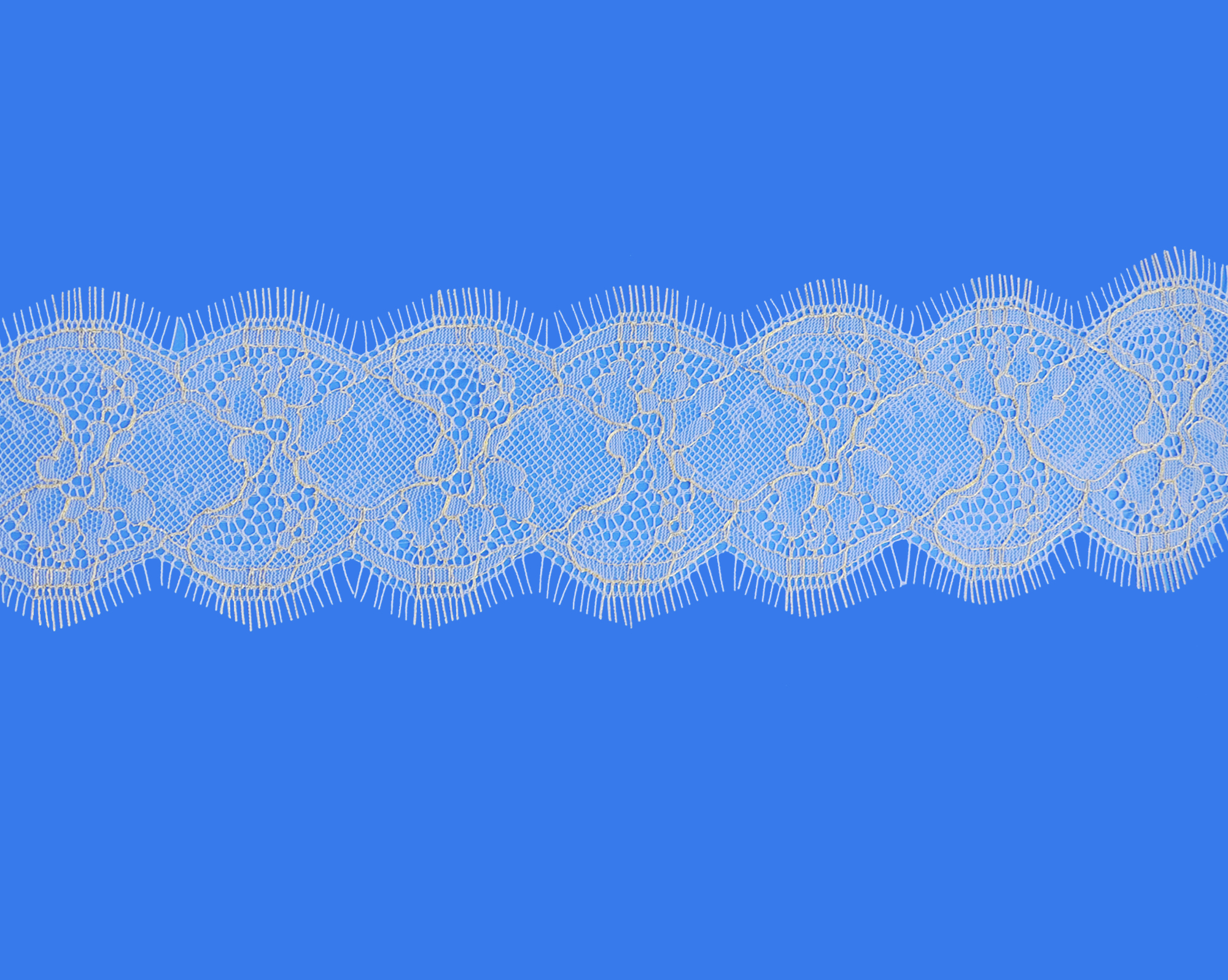 RASCHEL LACE:3YD*5PC (15YD) (B1231) - White