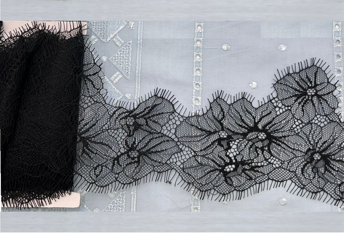 LACE:3YD*5PC(15YD) (B1223) - Black