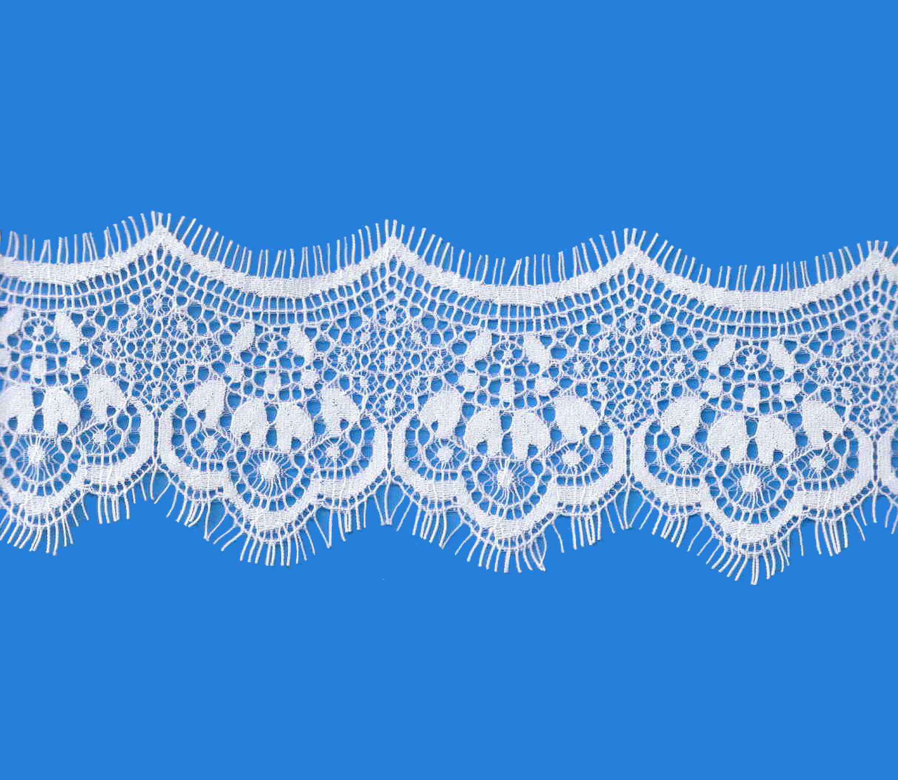 RASCHEL LACE:3YD*5PC(15YD) (B1235) - White