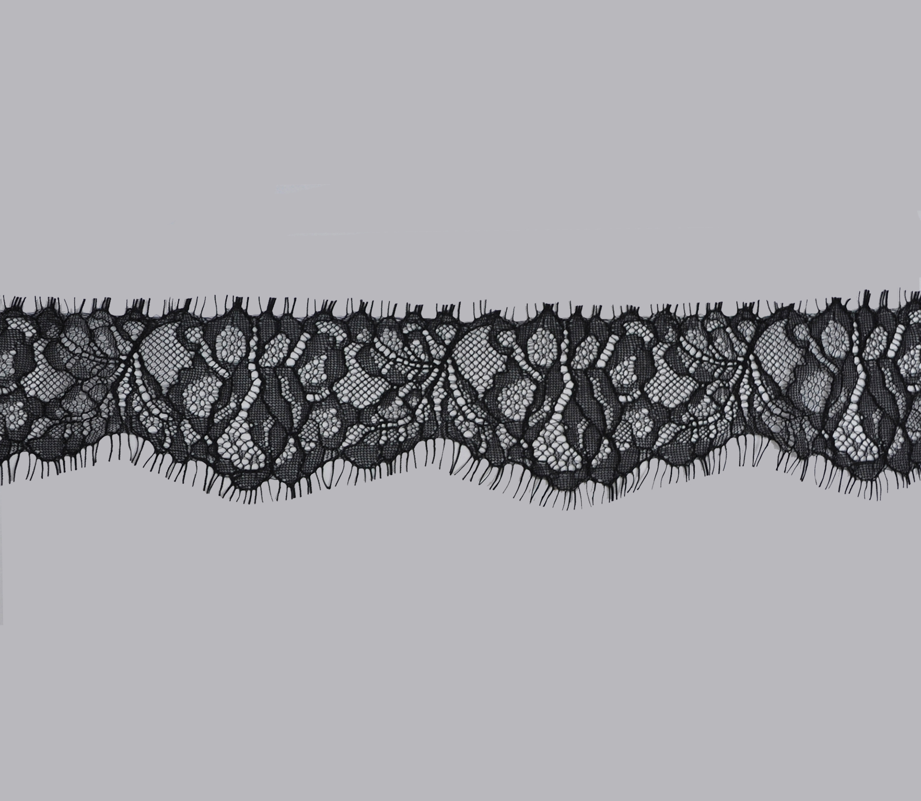 RASCHEL LACE:3YD*5PC(15YD) (B1238) - Black