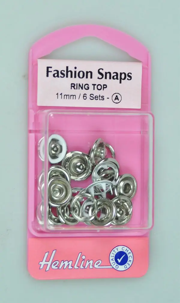 RING TOP SNAPS:5BOX/PKT (445.WH)