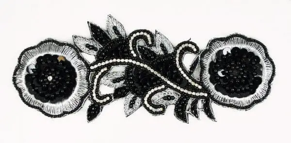 BEADED EMB PATCH (1175)