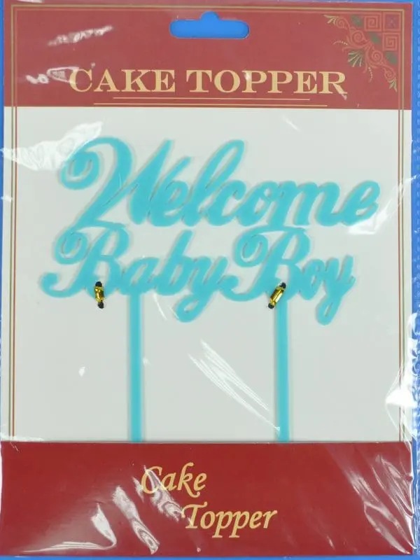 ACRY.CAKE TOPPER:12PC (TP074/9)
