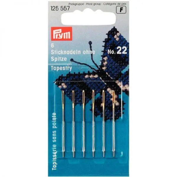 CRD/125557 (TAPESTRY NEEDLE:6PC,SIZE#22)