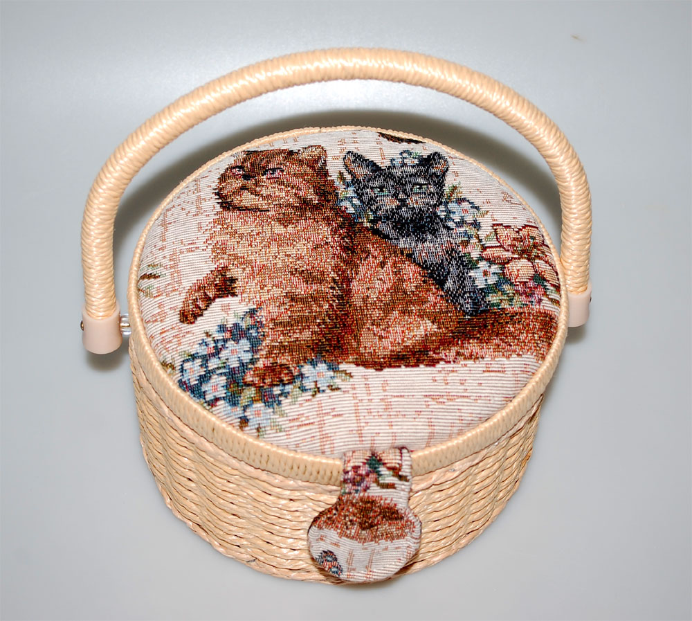 SEWING BASKET (17.5x17.5x10CM) (2104) Wholesale Supplier in UAE, Iran